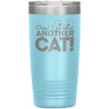 Cat Tumbler Oops I Adopted Another Cat Laser Etched 20oz Stainless Steel Tumbler
