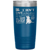 Funny Dog Tumbler I Dont Care Who Dies In A Movie Laser Etched 20oz Stainless Steel Tumbler
