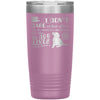 Funny Dog Tumbler I Dont Care Who Dies In A Movie Laser Etched 20oz Stainless Steel Tumbler