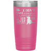 Funny Dog Tumbler I Dont Care Who Dies In A Movie Laser Etched 20oz Stainless Steel Tumbler