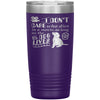 Funny Dog Tumbler I Dont Care Who Dies In A Movie Laser Etched 20oz Stainless Steel Tumbler