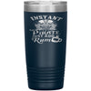 Funny Pirate Tumbler Instant Pirate Just Add Rum Laser Etched 20oz Stainless Steel Tumbler