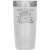 Funny Pirate Tumbler Instant Pirate Just Add Rum Laser Etched 20oz Stainless Steel Tumbler