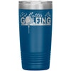 Golf Tumbler I'd Rather Be Golfing Laser Etched 20oz Stainless Steel Tumbler