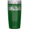 Golf Tumbler I'd Rather Be Golfing Laser Etched 20oz Stainless Steel Tumbler