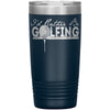 Golf Tumbler I'd Rather Be Golfing Laser Etched 20oz Stainless Steel Tumbler