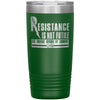 Physics Tumbler Resistance Is Not Futile Its Laser Etched 20oz Stainless Steel Tumbler
