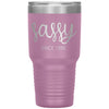 30th Birthday Tumbler For Women Sassy Since 1990 Laser Etched 30oz Stainless Steel Tumbler