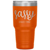 30th Birthday Tumbler For Women Sassy Since 1990 Laser Etched 30oz Stainless Steel Tumbler