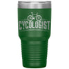 Cycling Biker Tumbler Cycologist Laser Etched 30oz Stainless Steel