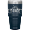 Cycling Biker Tumbler Cycologist Laser Etched 30oz Stainless Steel