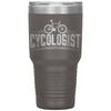 Cycling Biker Tumbler Cycologist Laser Etched 30oz Stainless Steel