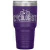 Cycling Biker Tumbler Cycologist Laser Etched 30oz Stainless Steel