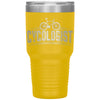 Cycling Biker Tumbler Cycologist Laser Etched 30oz Stainless Steel