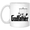 ODDITEES Funny Godfather Mug Baby Baptism Christening Coffee Cup 11oz White XP8434