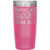 Funny Firefighter Travel Mug Where My Hose At Laser Etched 20oz Stainless Steel Tumbler
