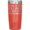 Funny Volleyball Tumbler Tears Of The People I Beat In Volleyball Laser Etched 20oz Stainless Steel