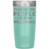 Funny Volleyball Tumbler Tears Of The People I Beat In Volleyball Laser Etched 20oz Stainless Steel