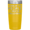 Funny Volleyball Tumbler Tears Of The People I Beat In Volleyball Laser Etched 20oz Stainless Steel