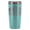 American Flag Travel Mug Try Stepping On This One 20oz Stainless Steel Tumbler