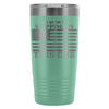 American Flag Travel Mug Try Stepping On This One 20oz Stainless Steel Tumbler