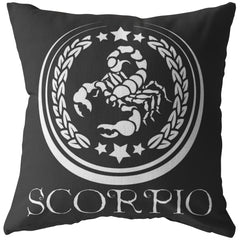 Astrology Zodiac Scorpio Graphic Pillows
