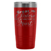 Aunts Travel Mug Great Sisters Get Promoted To Aunt 20oz Stainless Steel Tumbler