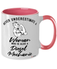 Diesel Mechanic Mug Never Underestimate A Woman Who Is Also A Diesel Mechanic Coffee Cup Two Tone Pink 11oz