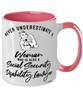 Social Security Disability Lawyer Mug Never Underestimate A Woman Who Is Also A Social Security Disability Lawyer Coffee Cup Two Tone Pink 11oz