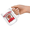Basketball Mom 15oz White Coffee Mugs