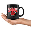 Basketball Mug Live For Basketball 11oz Black Coffee Mugs
