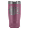 Beer Travel Mug The Real Reason I Watch Football 20oz Stainless Steel Tumbler