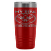 Biker Travel Mug You Can Ride My Bike If I Can Ride 20oz Stainless Steel Tumbler