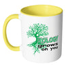 Biologist Mug Biology Grows On You White 11oz Accent Coffee Mugs