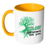 Biologist Mug Biology Grows On You White 11oz Accent Coffee Mugs