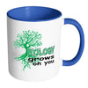 Biologist Mug Biology Grows On You White 11oz Accent Coffee Mugs