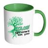 Biologist Mug Biology Grows On You White 11oz Accent Coffee Mugs