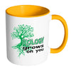 Biologist Mug Biology Grows On You White 11oz Accent Coffee Mugs
