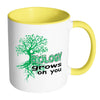 Biologist Mug Biology Grows On You White 11oz Accent Coffee Mugs