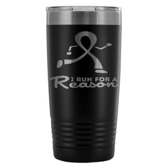Breast Cancer Awareness Travel Mug I Run For A 20oz Stainless Steel Tumbler