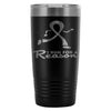 Breast Cancer Awareness Travel Mug I Run For A 20oz Stainless Steel Tumbler