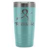 Breast Cancer Awareness Travel Mug I Run For A 20oz Stainless Steel Tumbler