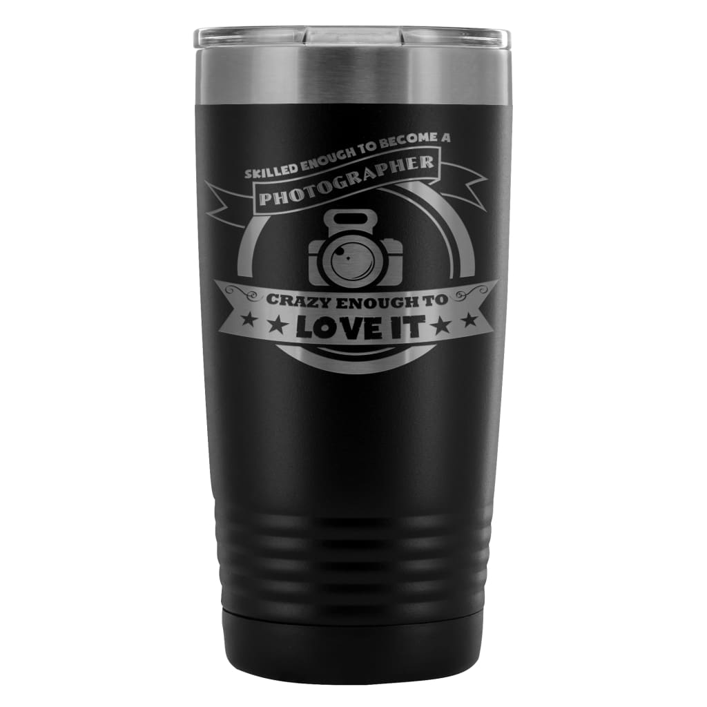 Camera Insulated Coffee Travel Mug Photographer 20oz Stainless Steel Tumbler