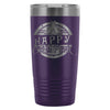 Camping Tent Travel Mug Happy Camper 20oz Stainless Steel Tumbler