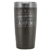 Camping Travel Mug A Tent Pitching Weiner Roasting 20oz Stainless Steel Tumbler