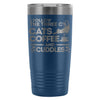Cat Travel Mug I Follow The Three C's Cats Coffee 20oz Stainless Steel Tumbler
