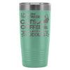 Cat Travel Mug I Follow The Three C's Cats Coffee 20oz Stainless Steel Tumbler