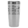 Cat Travel Mug I Follow The Three C's Cats Coffee 20oz Stainless Steel Tumbler