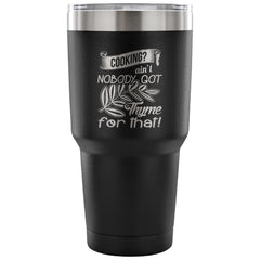 Chef Cooking Insulated Coffee Travel Mug Thyme For 30 oz Stainless Steel Tumbler