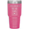 Cute Tumbler For Mom Dad Husband Wife I Love You More The End I Win Laser Etched 30oz Stainless Steel Tumbler